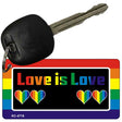 Love Is Love Rainbow Designs Novelty Aluminum Key Chain KC-4718