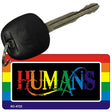 Humans Rainbow Designs Novelty Aluminum Key Chain KC-4722