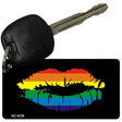 Lips Rainbow Designs Novelty Aluminum Key Chain KC-4726