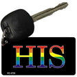 HIS Rainbow Designs Novelty Aluminum Key Chain KC-4730