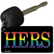 HERS Rainbow Designs Novelty Aluminum Key Chain KC-4731