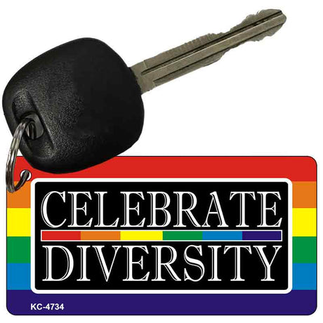 Diversity Rainbow Designs Novelty Aluminum Key Chain KC-4734