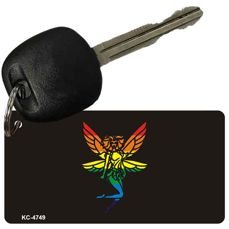 Fairy Rainbow Design Novelty Aluminum Key Chain KC-4749