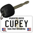 Cupey Puerto Rico Flag Novelty Aluminum Key Chain KC-4750