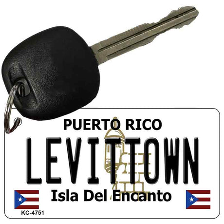 Levittown Puerto Rico Flag Novelty Aluminum Key Chain KC-4751