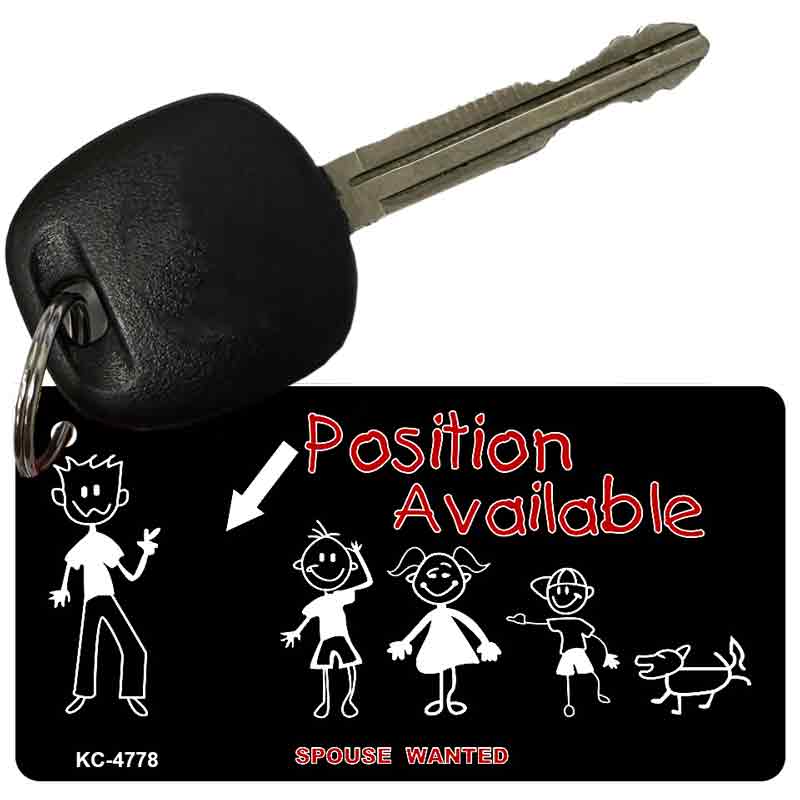 Position Available Wife Novelty Aluminum Key Chain KC-4778