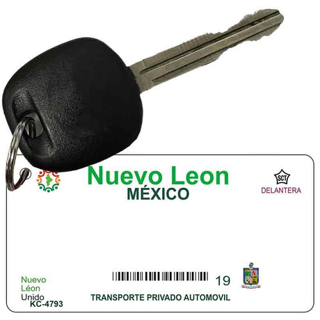 Nuevo Leon Mexico Blank Novelty Metal Key Chain KC-4793