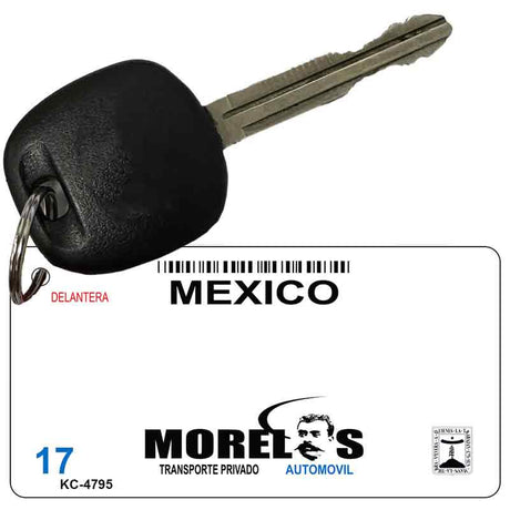 Morelos Mexico Blank Novelty Metal Key Chain KC-4795