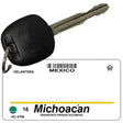 Michoacan Mexico Blank Novelty Metal Key Chain KC-4768