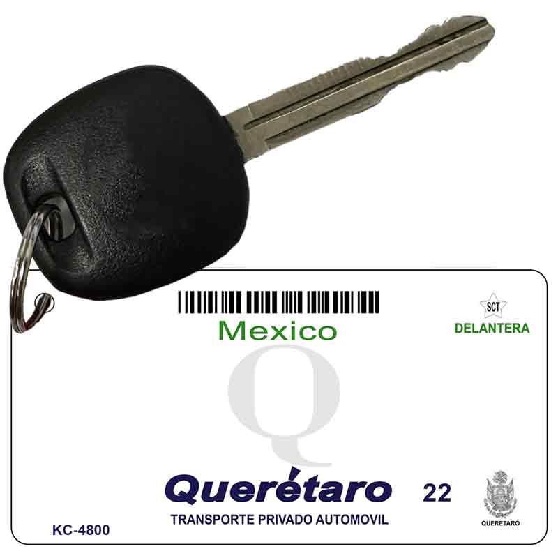 Queretaro Mexico Blank Novelty Metal Key Chain KC-4800