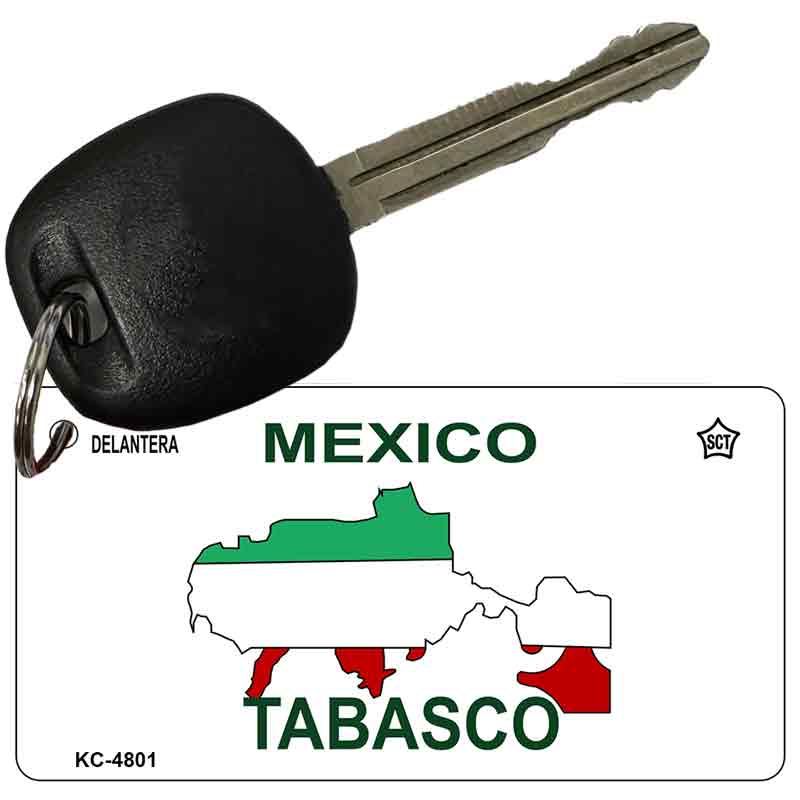 Tabasco Mexico Blank Novelty Metal Key Chain KC-4801