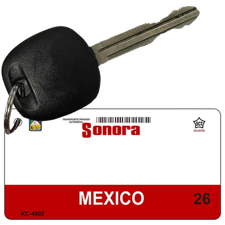 Sonora Mexico Blank Novelty Metal Key Chain KC-4802