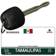 Tamaulipas Mexico Blank Novelty Metal Key Chain KC-4804