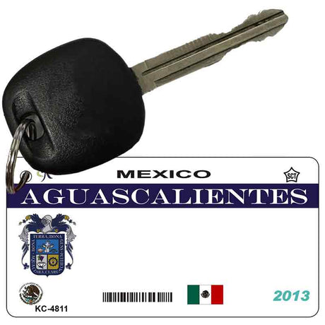 Aguascalientes Mexico Blank Novelty Metal Key Chain KC-4811