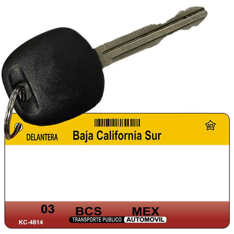 Baja California Sur Mexico Blank Novelty Metal Key Chain KC-4814