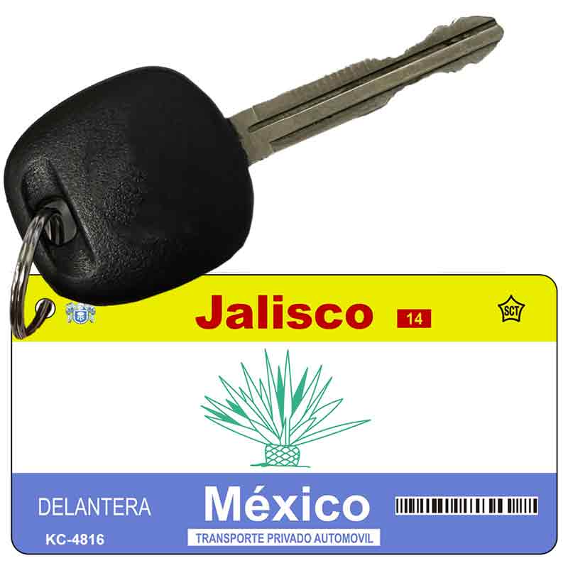 Jalisco Mexico Blank Novelty Metal Key Chain KC-4816