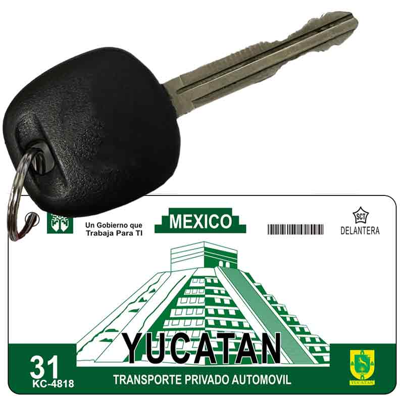 Ycatan Mexico Blank Novelty Metal Key Chain KC-4818