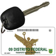 Distrito Federal Mexico Blank Novelty Metal Key Chain KC-4821