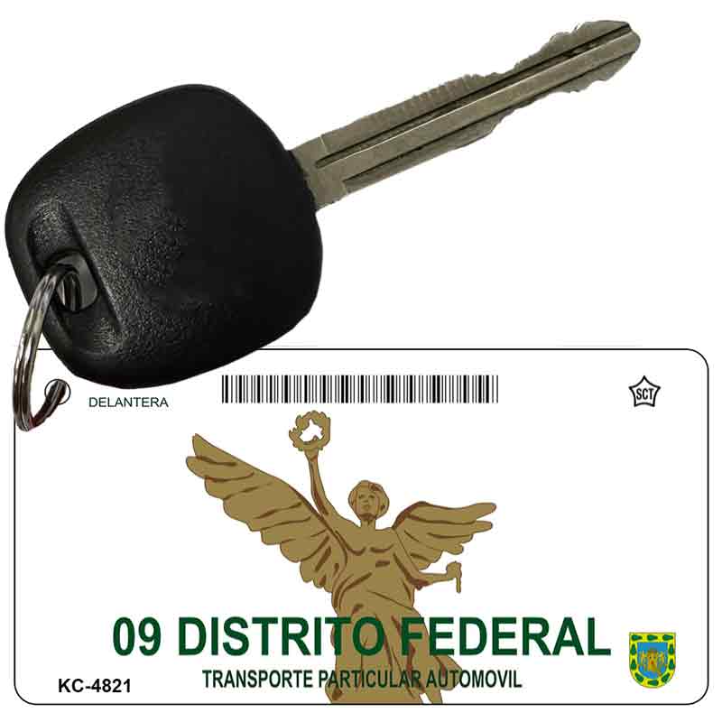 Distrito Federal Mexico Blank Novelty Metal Key Chain KC-4821