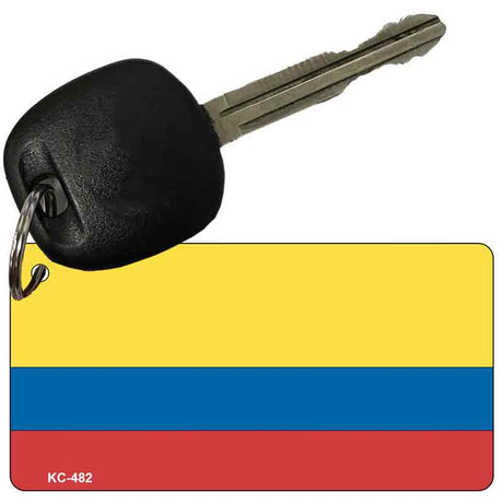 Colombia Flag Novelty Aluminum Key Chain KC-482