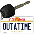 California Outtatime Novelty Metal Key Chain KC-4881