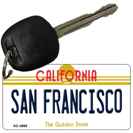 San Fransico California State License Plate Tag Key Chain KC-4888