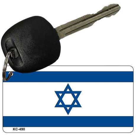 Israel Flag Novelty Aluminum Key Chain KC-490