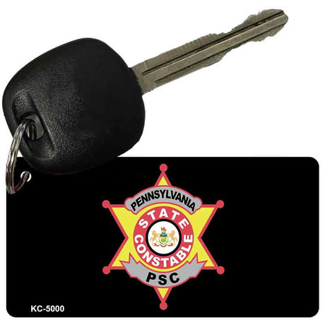 PA Constable Star Novelty Aluminum Key Chain KC-5000