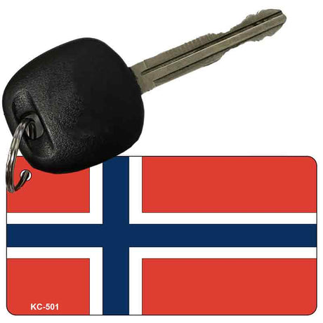 Norway Flag Novelty Aluminum Key Chain KC-501