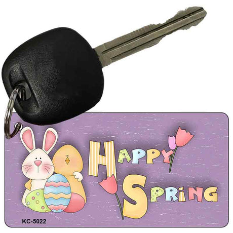 Happy Spring Novelty Aluminum Key Chain KC-5022