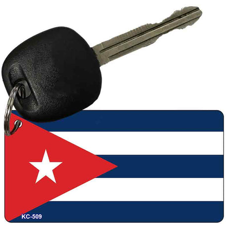 Cuba Flag Novelty Aluminum Key Chain KC-509