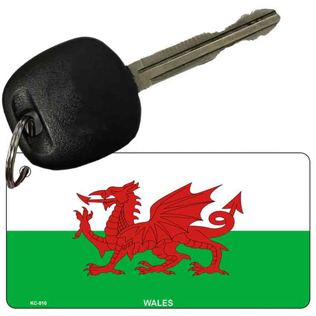 Wales Flag Novelty Aluminum Key Chain KC-510