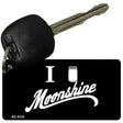 I Love Moonshine Novelty Aluminum Key Chain KC-5116