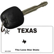 Texas State Blank Novelty Metal Key Chain KC-5130