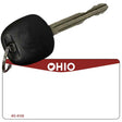 Ohio State Blank Novelty Metal Key Chain KC-5132