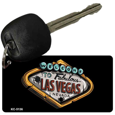 Las Vegas Novelty Aluminum Key Chain KC-5136