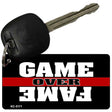 Game Over Fame Novelty Aluminum Key Chain KC-5171