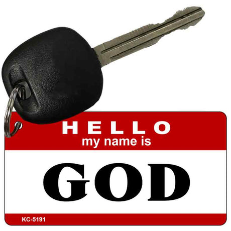 God Novelty Aluminum Key Chain KC-5191