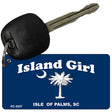 Island Girl Novelty Aluminum Key Chain KC-5257