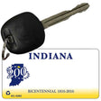 Indiana State Blank Novelty Metal Key Chain KC-5282