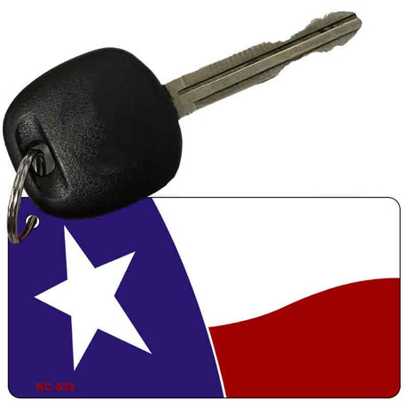 Texas State Flag Novelty Aluminum Key Chain KC-533