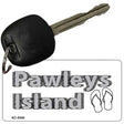 Pawleys Island Flip Flops Novelty Aluminum Key Chain KC-5340