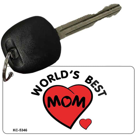 Worlds Best Mom Novelty Aluminum Key Chain KC-5346