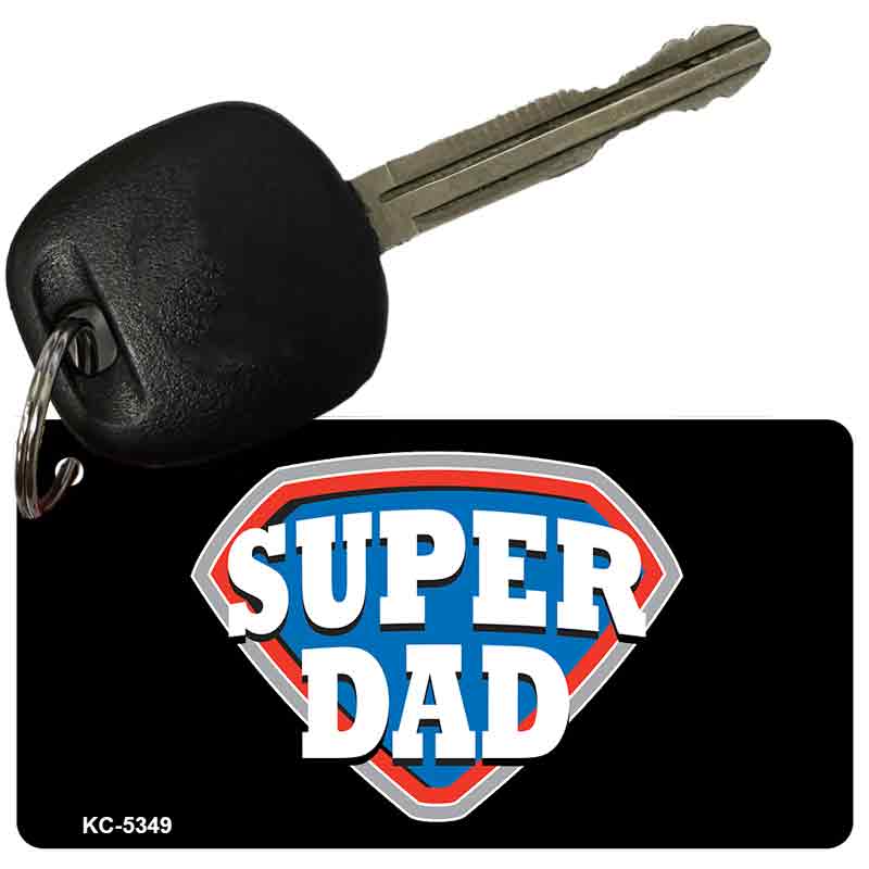 Super Dad Novelty Aluminum Key Chain KC-5349