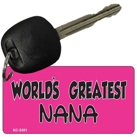 Worlds Greatest Nana Novelty Aluminum Key Chain KC-5351