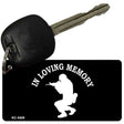 Loving Memory Squatting Novelty Aluminum Key Chain KC-5408