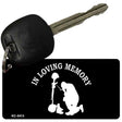 Loving Memory Kneeling Novelty Aluminum Key Chain KC-5413