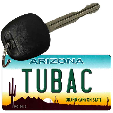 Tubac Arizona State License Plate Tag Key Chain KC-5415