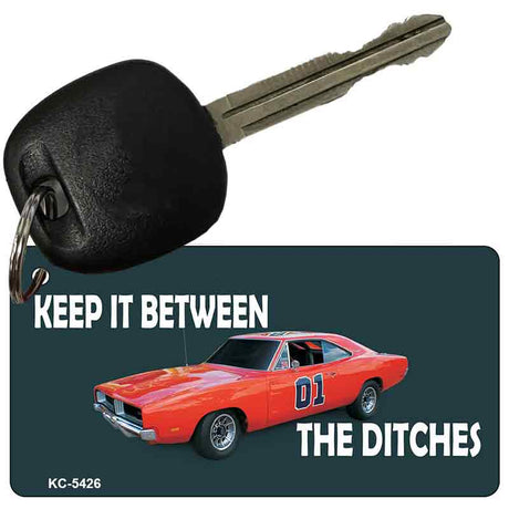 Between The Ditches Novelty Aluminum Key Chain KC-5426