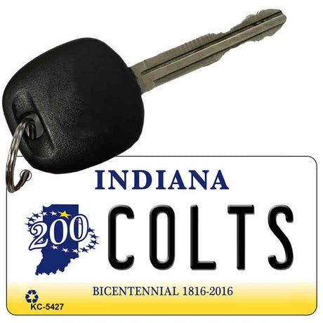 Colts Indiana State License Plate Tag Key Chain KC-5427